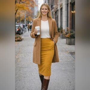 Mustard Yellow Women's Skirt M GUC